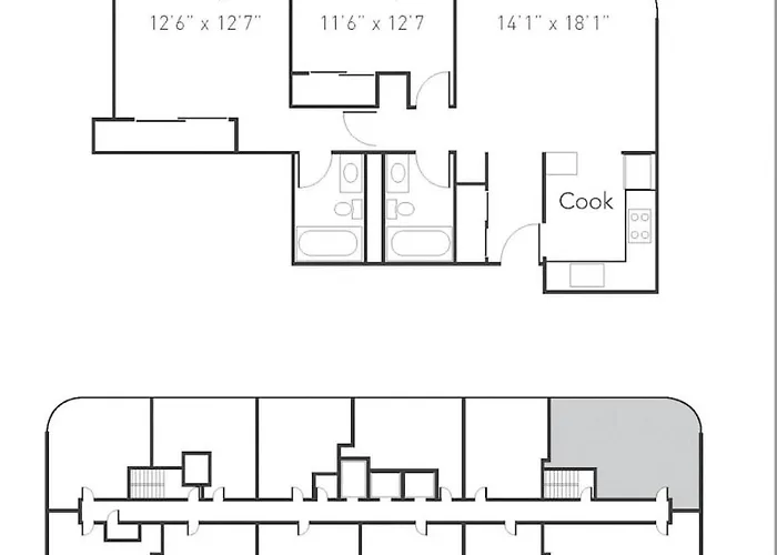 Mich Ave Downtown Grant Park, Museums 2bd-2ba #5 Дом отдыха