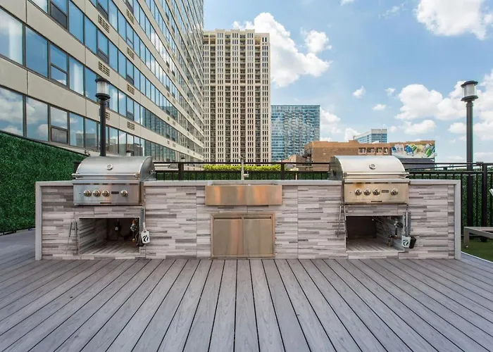 Дом отдыха Mich Ave Downtown Grant Park, Museums 2bd-2ba #5 Чикаго