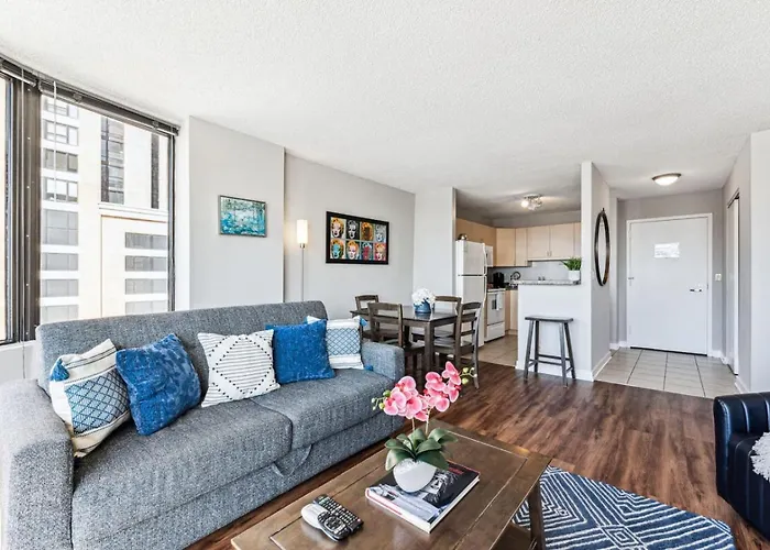 Mich Ave Downtown Grant Park, Museums 2bd-2ba #5 Дом отдыха Чикаго